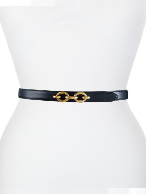 SAINT LAURENT YSL Cintura Skinny Leather Belt