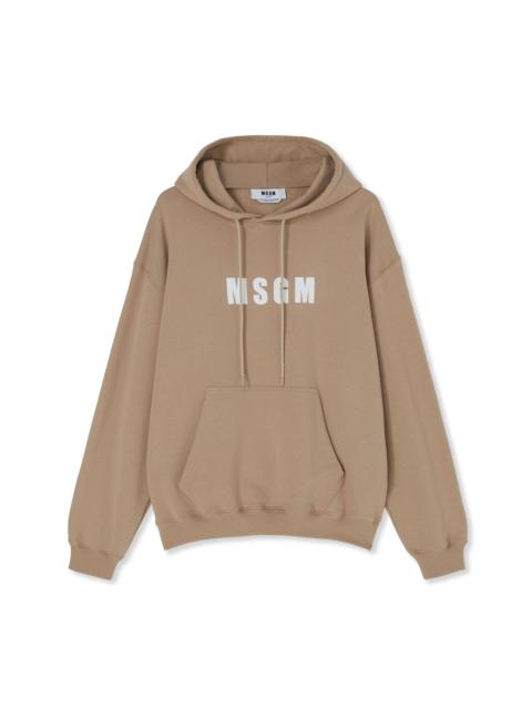 MSGM Hooded sweatshirt wiht logo