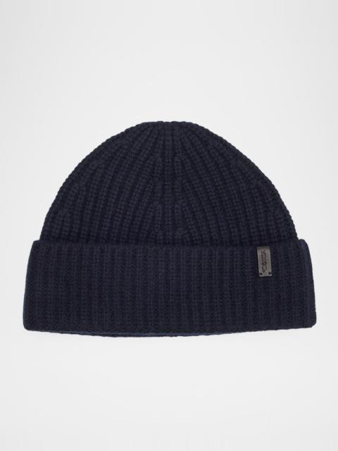 Vince Shaker Stitch Knit Cashmere Beanie