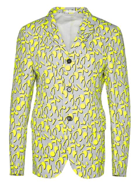 Jil Sander geometric-print blazer