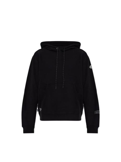 Moncler MONCLER $855 Black Cotton Hoodie New & Authentic (Men's size