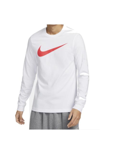 Nike Nike Sportswear Long-Sleeve T-Shirt 'White Red' DZ2988-100