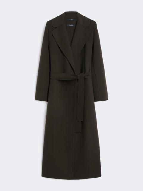 'S Max Mara POLDO Wool robe coat - DARK GREEN