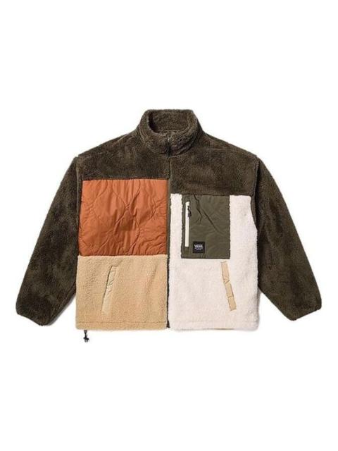 Vans (WMNS) Vans Vertex Mix Sherpa Jacket 'Green Multi' VN000F8PKCZ