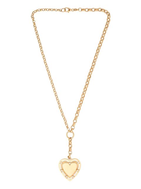 FOUNDRAE Heart Token - Love Heavy Mixed Belcher Extension Chain Necklace
