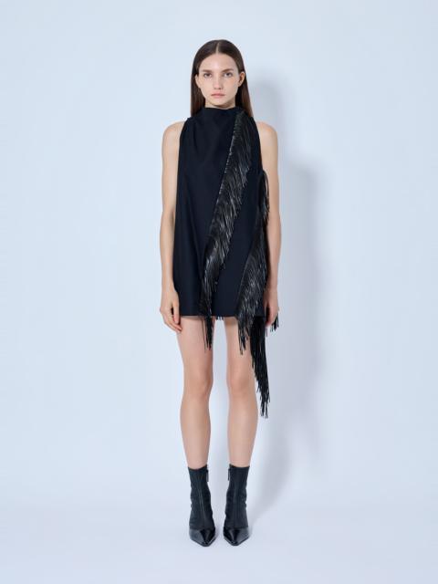 Sportmax Fringe Trim Sleeveless Dress