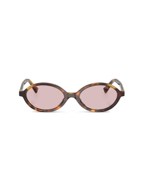 oval frame sunglasses
