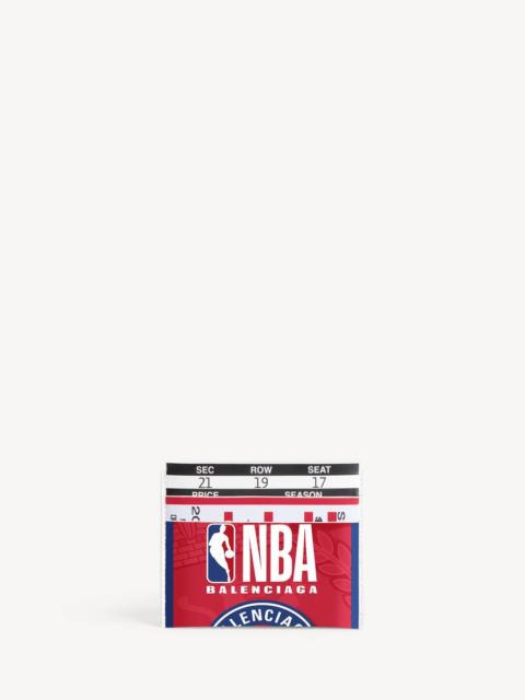 BALENCIAGA Men's Balenciaga | Nba Collaboration Passport Card Holder in Red