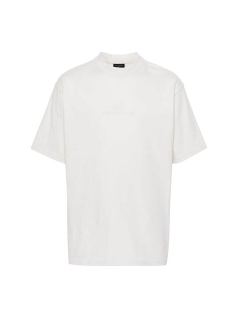 logo-embroidered cotton T-shirt