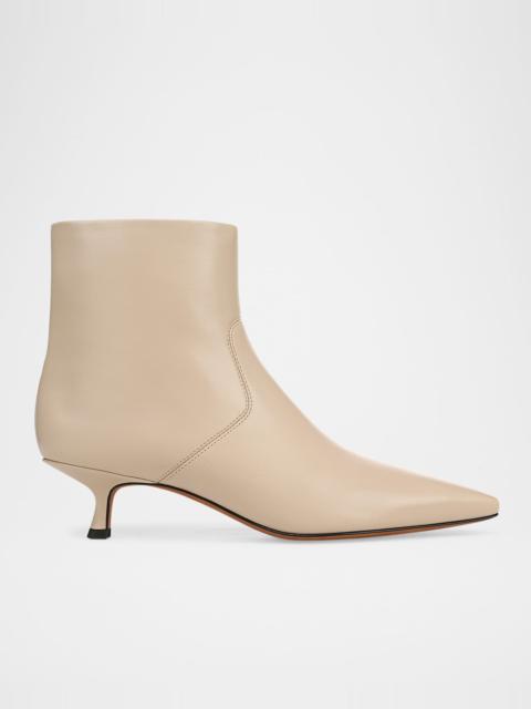 Vince Simone Leather Ankle Boots