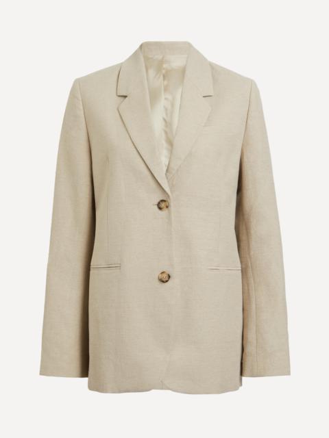 Linen Tailored Suit Jacket