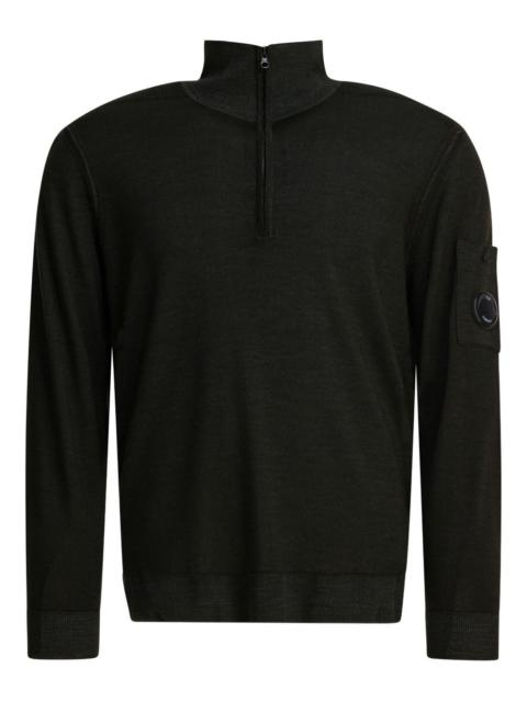 C.P. Company wool zip-up sweater