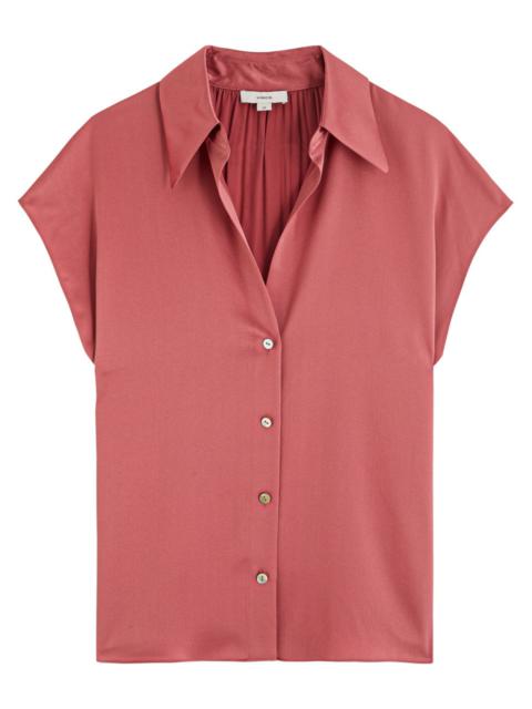 Vince Vince Silk-satin Shirt