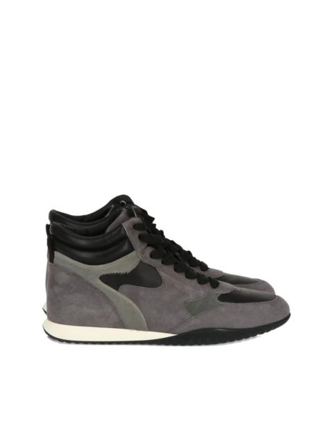 HOGAN high-top suede sneakers