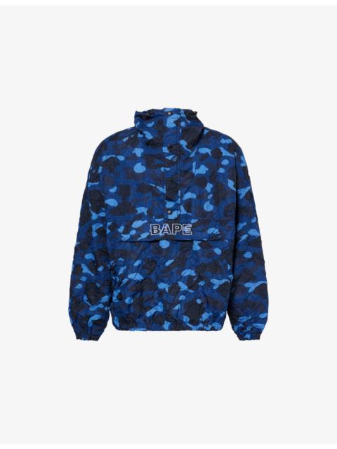 A BATHING APE® Camo-Print Hooded Shell Jacket