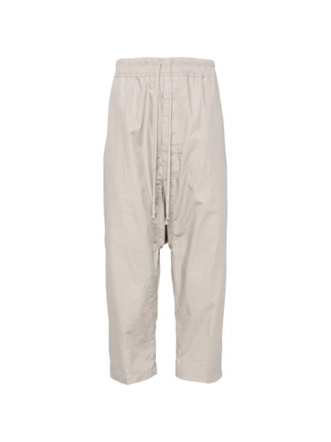Lido drop-crotch cotton trousers