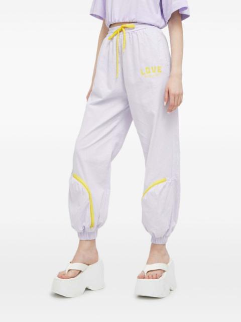 Moschino drawstring track trousers