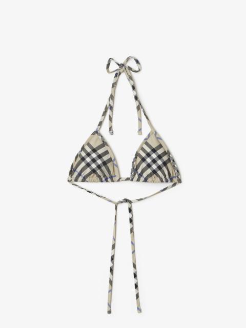 Burberry Check Bikini Top