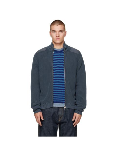 Stockholm Surfboard Club Gray Dyed Knitted Jacket