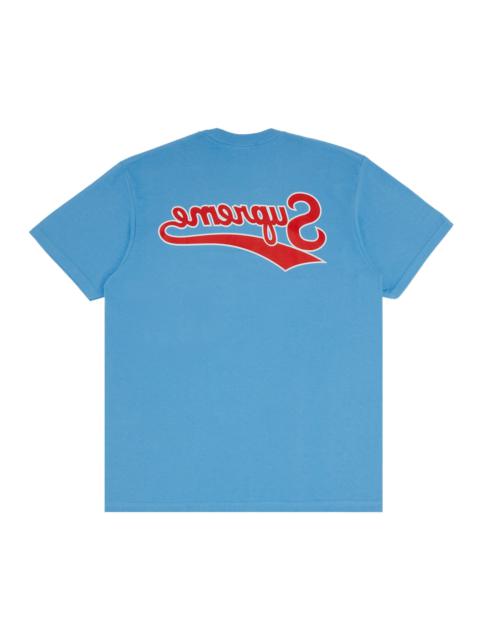 Supreme Backwards Tee 'Bright Blue'