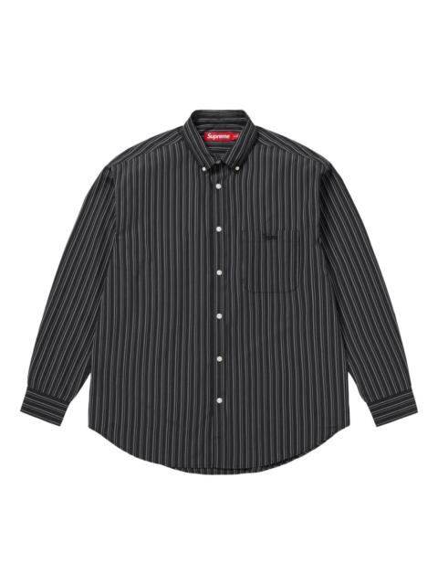Supreme Supreme FW25 Pinstripe Shirt 'Black' SUP-FW25-142-BLK