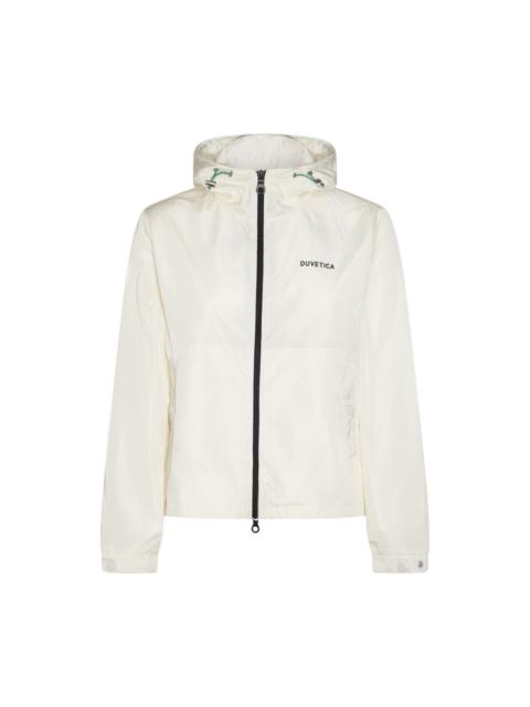 white casual jacket
