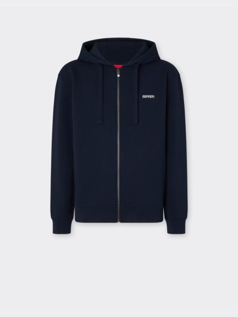 Ferrari Hooded sweatshirt in scuba