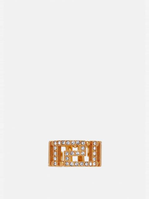 VERSACE Greca Crystal Ring