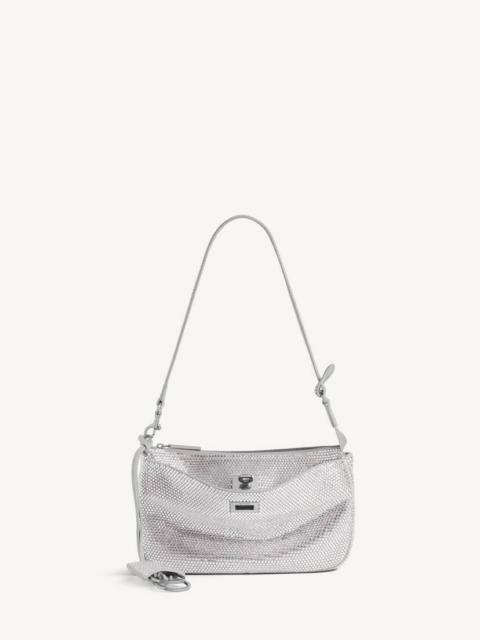 BALENCIAGA Women's Rodeo Sling Pochette in Smoke Grey