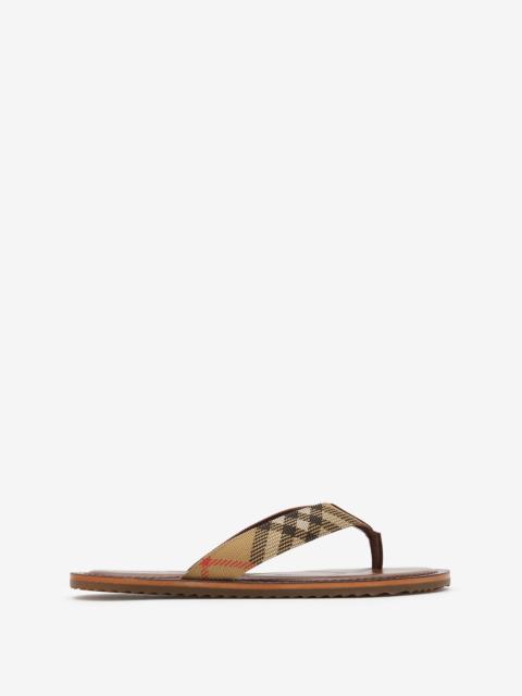Burberry Check Pavilion Sandals