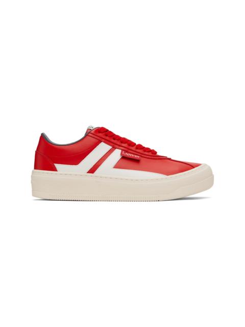 Lanvin Red '' Cash Leather Sneakers