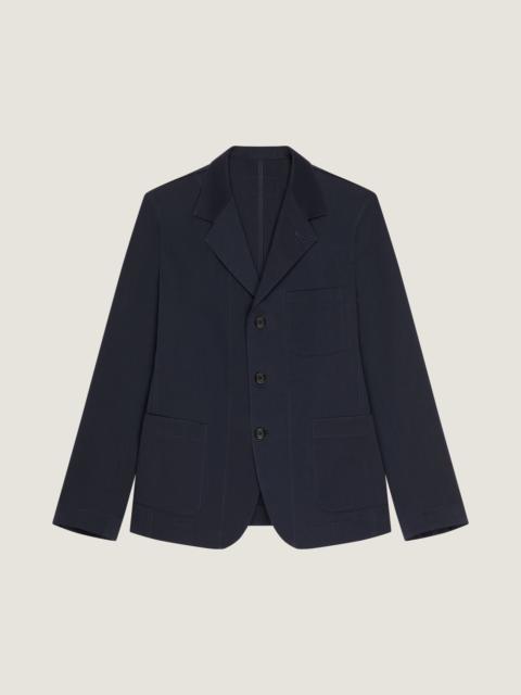 Givenchy SINGLE-BREASTED DECONSTRUCTED JACKET IN COTTON