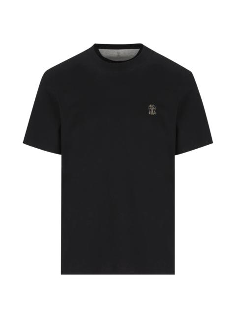 Brunello Cucinelli Brunello Cucinelli Logo-embroidered T-shirt