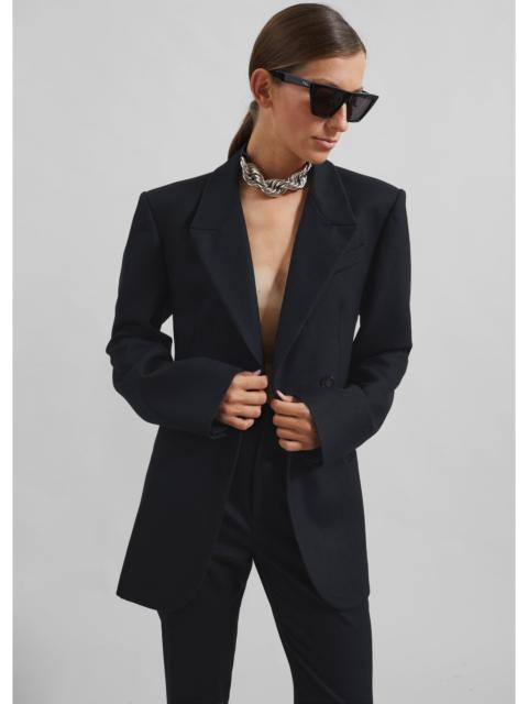 The Frankie Shop Morrison Crossover Blazer - Black