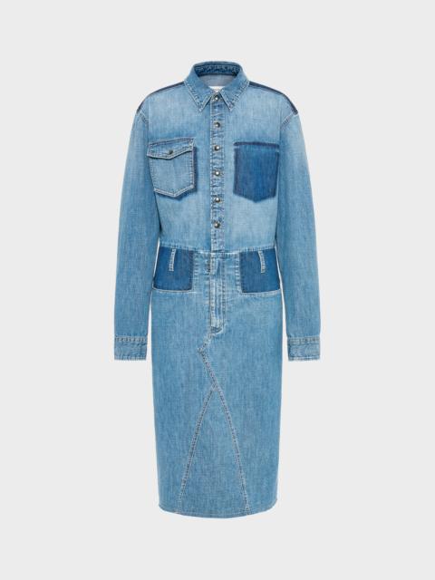 Maison Margiela Denim Midi Shirt Dress