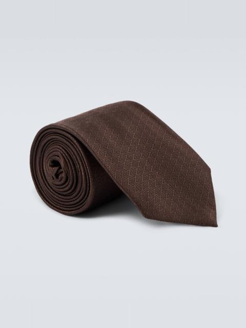 ZEGNA Silk jacquard tie