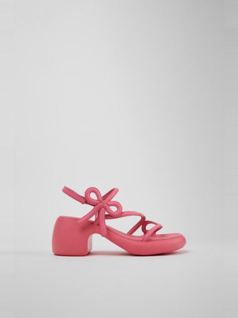 CAMPERLAB Pink Leather Sandals for Women.