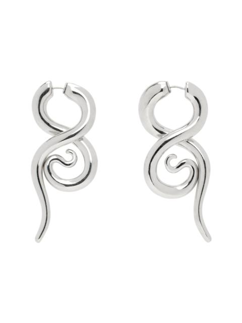 PANCONESI Silver Boa M Earrings