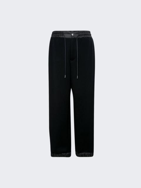 sacai Sponge Sweatpants Black