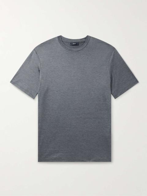 Silk and Cotton-Blend T-Shirt