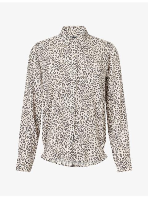 Rails Josephine Anima-Print Rayon Shirt