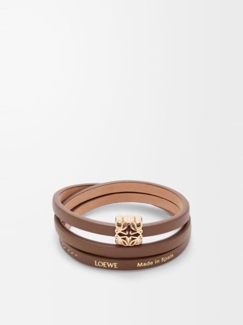 Loewe Anagram Bombé twist bracelet in calfskin