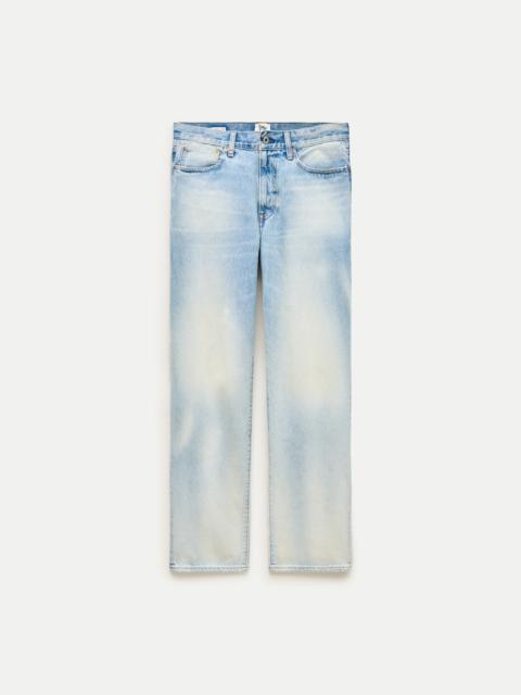 J.CREW Classic Straight bleached jean