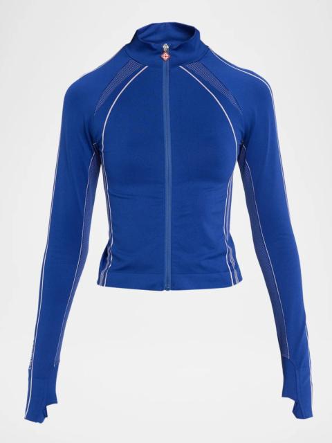 CASABLANCA Seamless Zip-Front Jacket