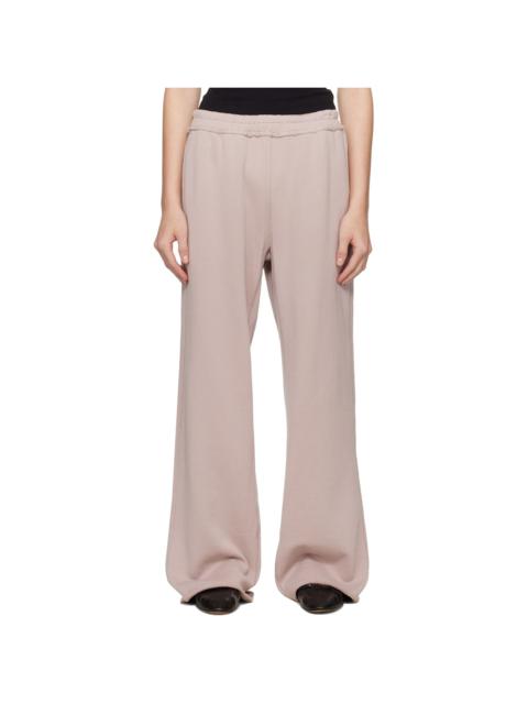 SKIMS Taupe French Terry Wide Leg Lounge Pants