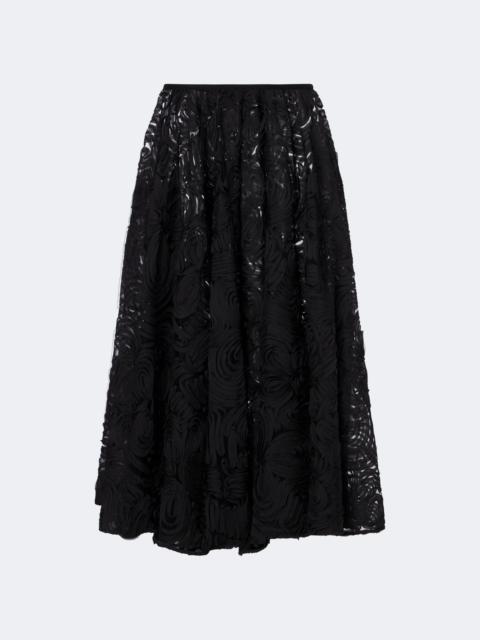 NORMA KAMALI Embroidered midi skirt