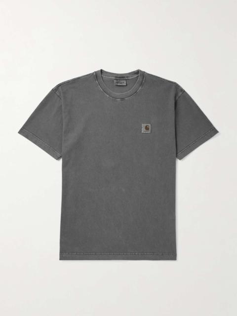 Vista Logo-Appliquéd Cotton-Jersey T-Shirt