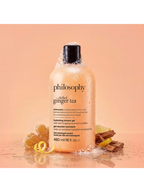 philosophy chilled ginger tea hydrating shower gel