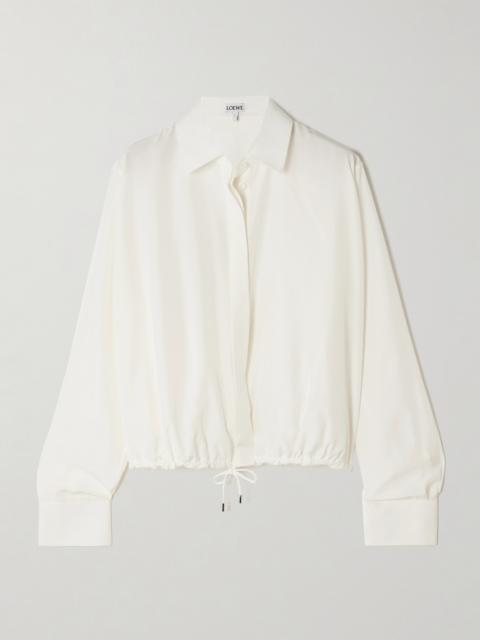 Loewe Balloon Silk-crepe Shirt