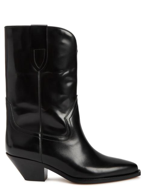 Dahope 50 black leather ankle boots